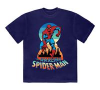 Marvel Comics Unisex T-Shirt: Spider-Man Keyhole (Large)