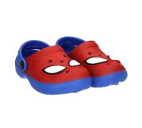 Spider-Man Kids High Quality 100% EVA Blue and Red Clogs with Straps on the Back and Non-Slip Sole Official Marvel Licensed Product Ideal for Beach and Pool Blue 30/31 EU