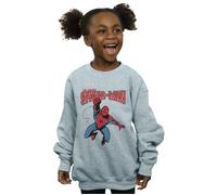 Spider-Man Leap Sweatshirt Marvel Grey 9 Years