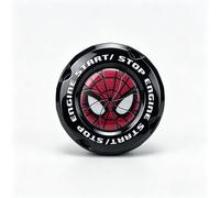 Spider-Man Logo Car Engine Start Stop Button Cover Auto Interior Decor