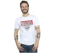 Spider Man Logo Red T-Shirt Marvel White XXL