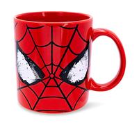 Spider-Man Marvel Comics Classic Mask Ceramic Mug | BPA-Free Coffee Cup For Espresso, Tea | Holds 20 Ounces