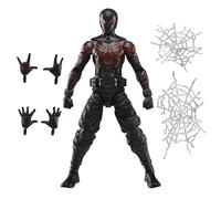 Spider-Man Marvel Legends Series Gamerverse Miles Morales Brooklyn 2099 Suit Action Figure, Black