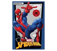 Spider-Man Meanwhile Maxi Poster in Duck Egg Blue Spider-Man Duck Egg Blue