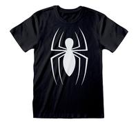 Spider-Man Men's Classic Logo T-Shirt in Black | Size: XL Spider-Man Black XL