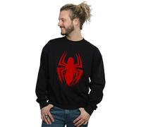 Spider-Man Men's Emblem Logo Sweatshirt in Black | Size: 3XL Spider-Man Black 3XL