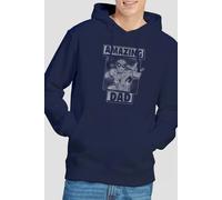 Spider Man Men's Father's Day Amazing Dad Mono Hoodie Navy | Size: Large Spider Man Navy L