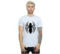 Spider-Man Men's Ultimate Logo T-Shirt in Grey | Size: Large Spider-Man Grey L