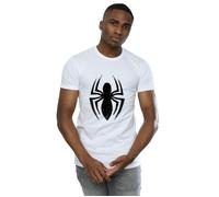 Spider-Man Men's Ultimate Logo T-Shirt in White | Size: 3XL Spider-Man White 3XL