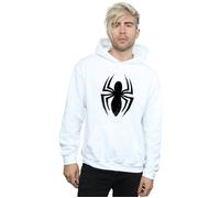 Spider-Man Men's Ultimate Spider Logo Hoodie in White | Size: Medium Spider-Man White M