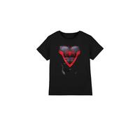 Spider Man Miles Morales Costume Kids T-Shirt Black | Size: 12-13 Years Spider Man Black 12-13 Years