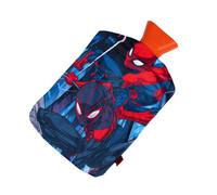 Spider-Man: Miles Morales Reversible Hot Water Bottle And Cover Dark Blue/red (One Size)