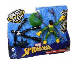 Spider-Man Multicolour Bend And Flex Black Suit Spider-Man Vs. Doc Ock Action Figure Toys