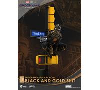 Spider-Man No Way Home Black / Gold Suit D-Stage PVC Statue BEAST KINGDOM