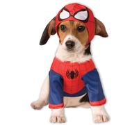SPIDER-MAN PET COSTUME - FANCY DRESS COSTUME (SIZE: S) Unisex Costumes NEW