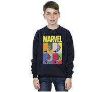 Spider-Man Pop Art Sweatshirt Marvel Navy 12-13 Years