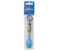 Spider-Man Set of 2 Reusable Plastic Cutlery Set Composed of Fork and Spoon
