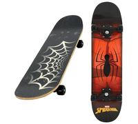 SPIDER-MAN Skateboard 79cm Double Kicktail Deck 608Z Bearings Age 5+ Spiderman