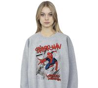 Spider-Man Sketch City Sweatshirt Marvel Grey L