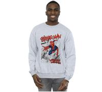 Spider-Man Sketch City Sweatshirt Marvel Grey S