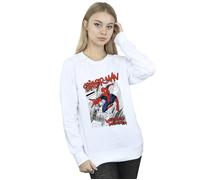 Spider-Man Sketch City Sweatshirt Marvel White M