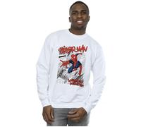 Spider-Man Sketch City Sweatshirt Marvel White XXL