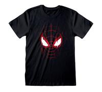 Spider-Man Spider-Man: Miles Morales Mask Glitch T-Shirt black XXL