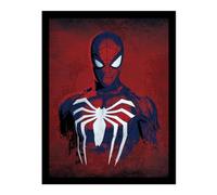 Spider-Man Spider On The Chest Framed Poster (40cm x 30cm) (Red)