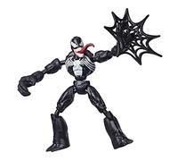 Spider-Man Spiderman,Multicolor,E7689 Marvel Bend and Flex Venom Action Figure Toy, 30-cm Flexible Figure, Includes Web Accessory, For Children Aged 6 and Up