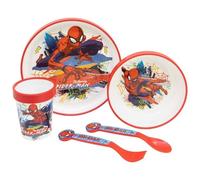 Spider Man Spiderman Premium Dinner Set in Red Spider Man Red