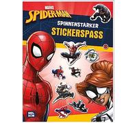 Spider-Man: Spinnenstarker Stickerspaß: Mit tollen Stickern und Spider-Man-Maske zum Selberbasteln | Für Superhelden-Fans ab 4 Jahren