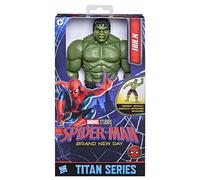 Marvel Spider-Man Day Titan Series Hulk Action Figure, 11.7-Inches, Super Hero Toys for Kids, Ages 4+