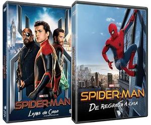 Spider-Man Tom Holland 2-Movie DVD Collection: Spider-Man: Homecoming / Spider-Man: Far From Home (Marvel Studios) [Spanish Artwork]