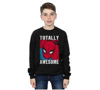 Spider-Man Totally Awesome Sweatshirt Marvel Black 12-13 Years