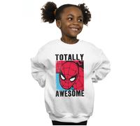 Spider-Man Totally Awesome Sweatshirt Marvel White 9 Years