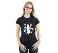 Spider-Man Ultimate Spider Logo Cotton T-Shirt Marvel Black L