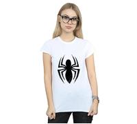 Spider-Man Ultimate Spider Logo Cotton T-Shirt Marvel White L