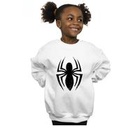 Spider-Man Ultimate Spider Logo Sweatshirt Marvel White 5-6 Years