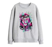 SPIDER-MAN Unisex Kids Marvel Ghost Spider Gwen Graffiti Face Kids Sweatshirt, Athletic Heather Sweatshirt