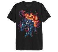 Spider-Man Venom City Fire T-Shirt black XXL