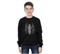 Spider-Man Web Logo Sweatshirt Marvel Black 12-13 Years