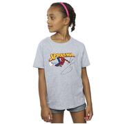 Spider-Man With A Book Cotton T-Shirt Marvel Grey 5-6 Years