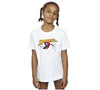 Spider-Man With A Book Cotton T-Shirt Marvel White 5-6 Years