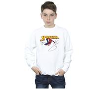 Spider-Man With A Book Sweatshirt Marvel White 5-6 Years
