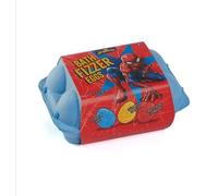 Spider-Mans Bath Fizzer Eggs Set, 6 Colourful Bath Bombs, Blue Yellow Red