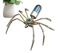 Spider Model Hobby Kit, Creative Collection Item, 10x11x4cm, Steampunk Mechanical Spider Model, 3d Mechanical Metal Fun Home, Decor, Dynamic Gear Linkage, For Board Game School