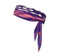 Spider on Hand Sports Headband Tie Double-Sided Breathable Sweat-Absorbing Band for Running Cycling Gym Workouts Head Tie Adjustable Fit