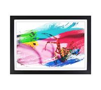 Spider on Purple Flower V2 Framed Print | A2 Black Framed Wall Art | Ready to Hang | Modern Floral Picture | Living Room Bedroom Lounge Office