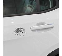 Spider On Spiderweb Halloween Fun Window Bumper Vinyl JDM Sticker 18.7CMx14.1CM