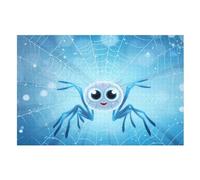 Spider Pattern Wooden Jigsaw Puzzles for Adults Hard Poster Puzzle 1000 Piece Precise Interlocking Educational Game Toys （75×50cm）